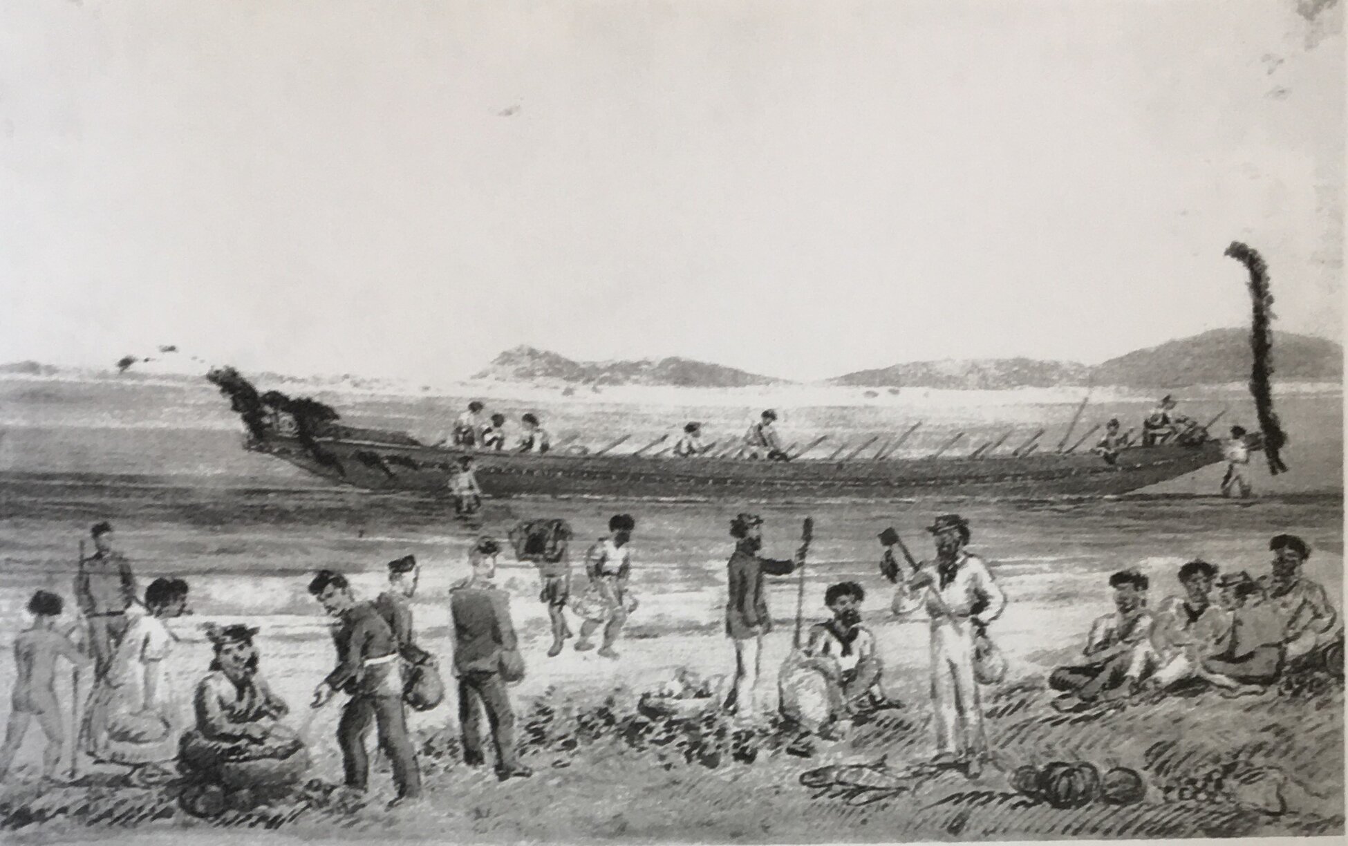 Te Papa Waka Regatta 1860s