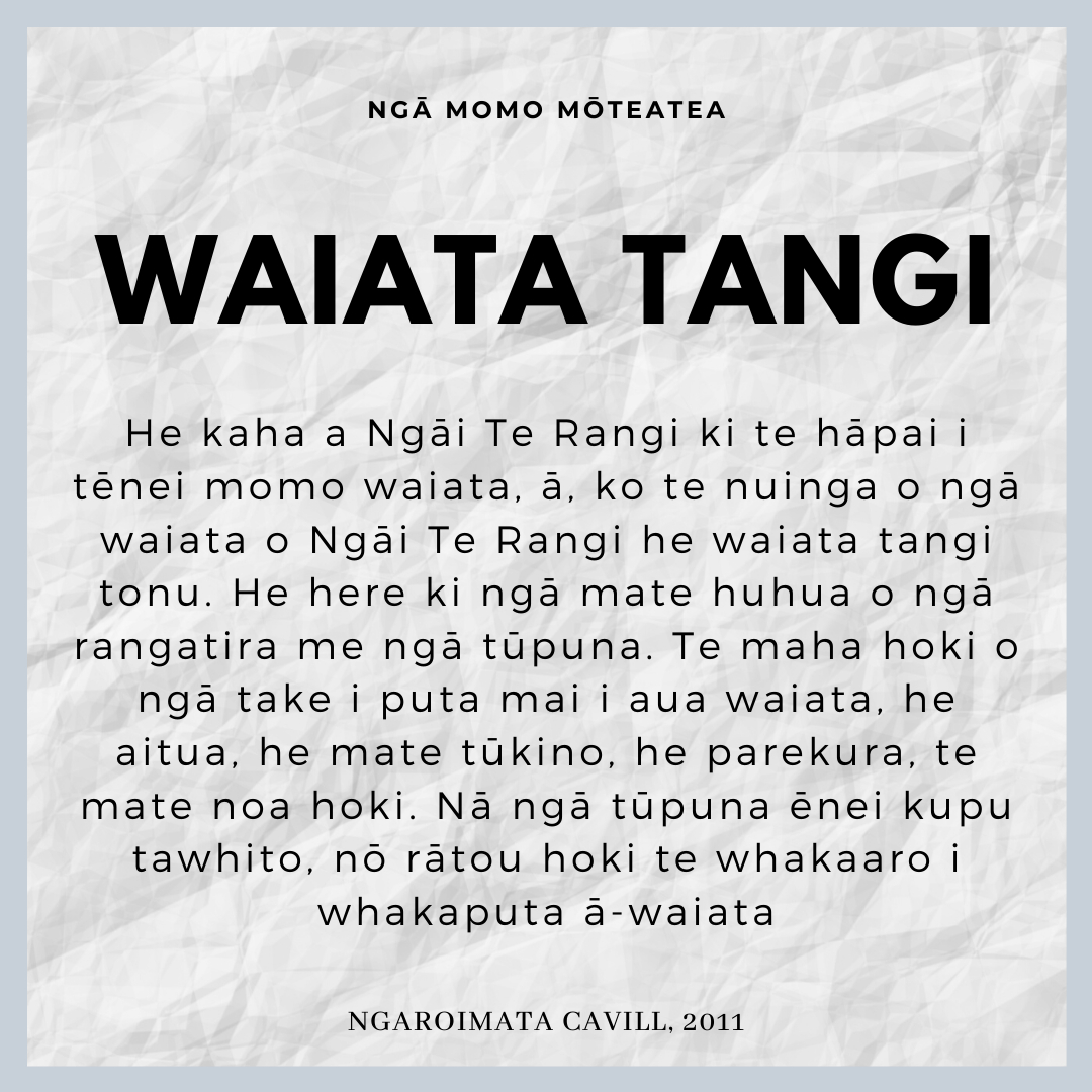 Ngā Momo Mōteatea - Waiata Tangi