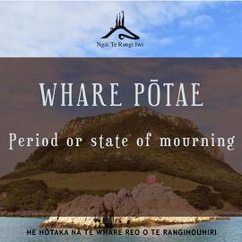 Kupu ā-iwi: Whare Pōtae