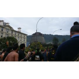 Takahi Mana, Takahi Tikanga protest: approaching to parliament