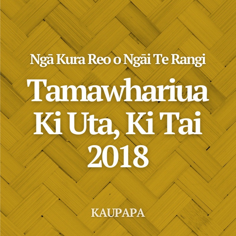 Kura Reo: Tamawhariua ki Uta ki Tai
