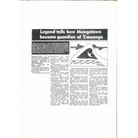 Legend tells how Mangatawa became guardian of Tauranga