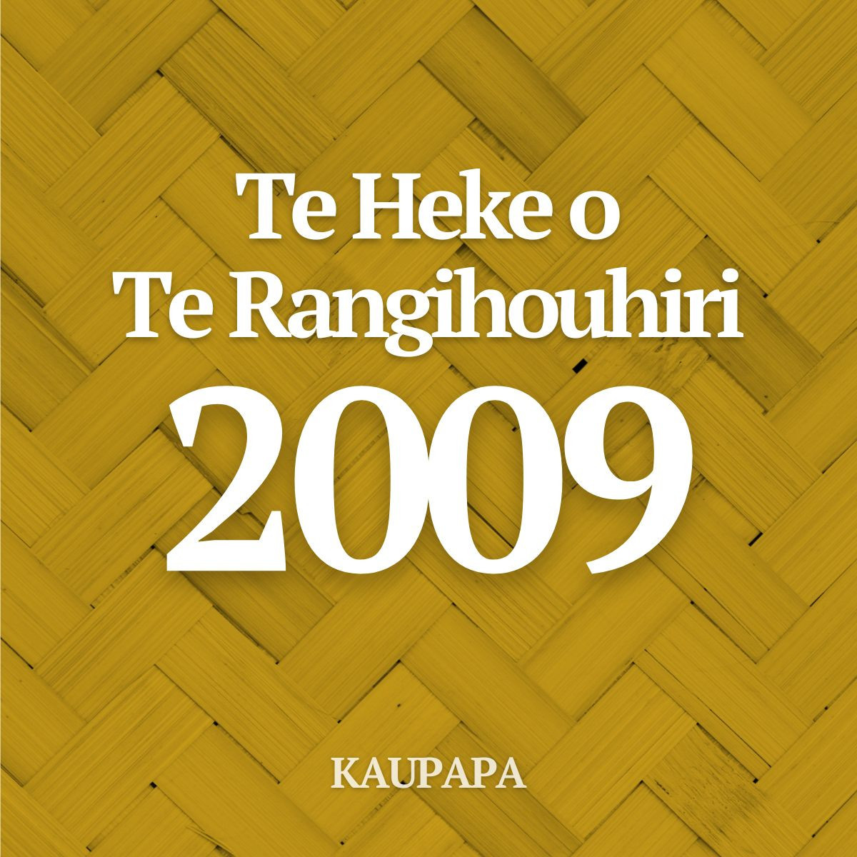 Te Heke o Te Rangihouhiri 2009