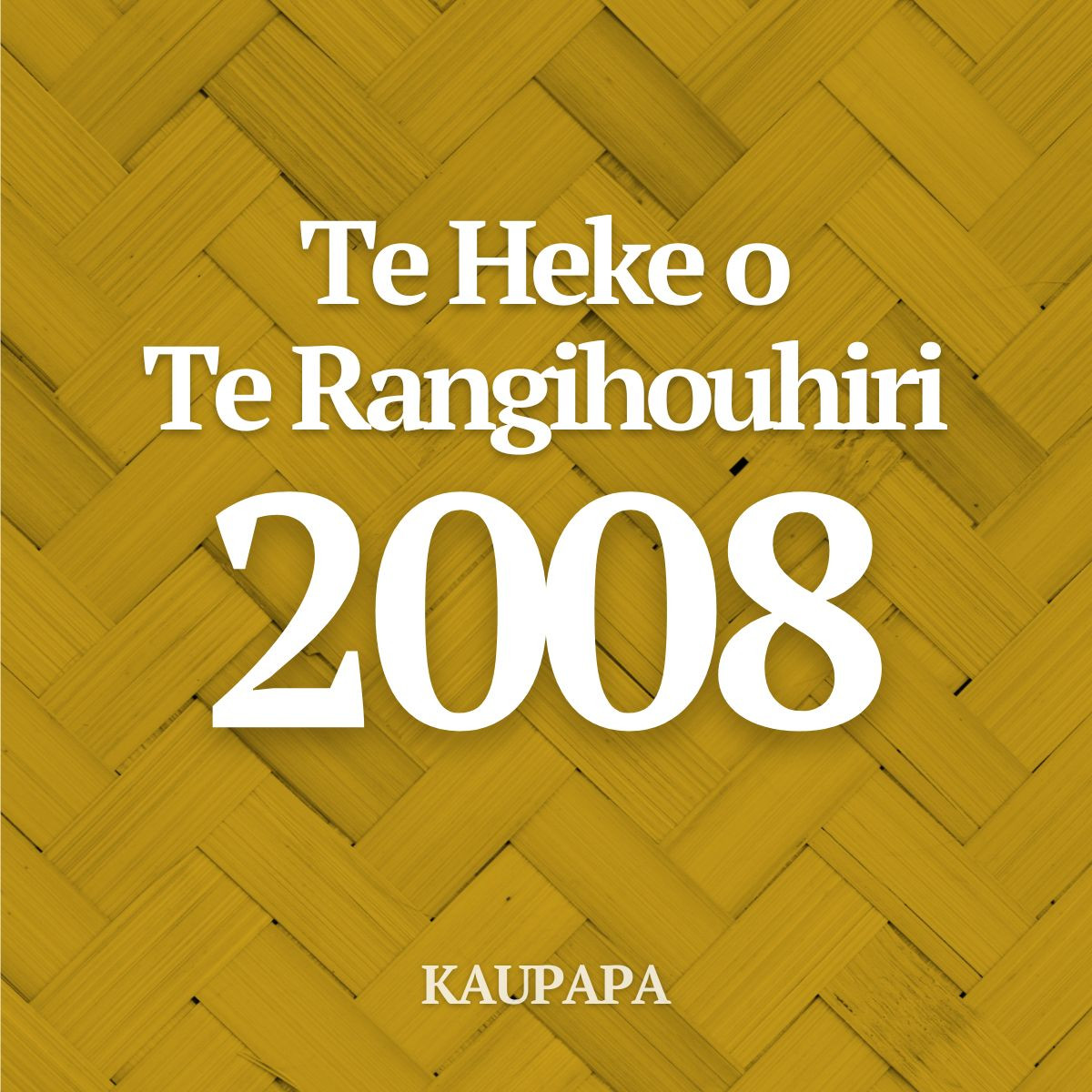 Te Heke o Te Rangihouhiri 2008