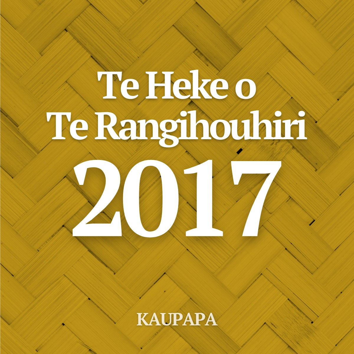 Te Heke o Te Rangihouhiri 2017